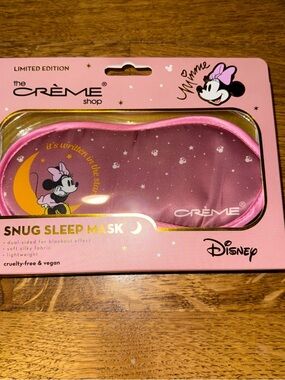 The Crème Shop x Disney Minnie Pink Snug Sleep Mask